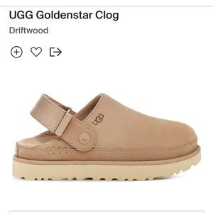 Never worn in box Ugg Goldenstar Clogs in Driftwood 8.5